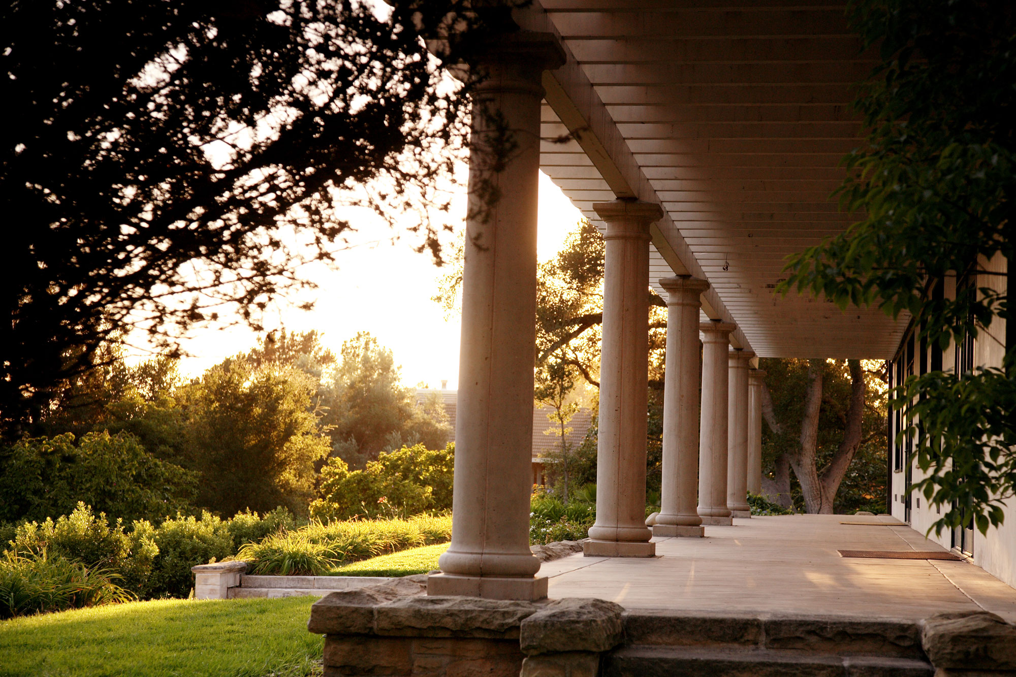 Kerrwood Hall pillars