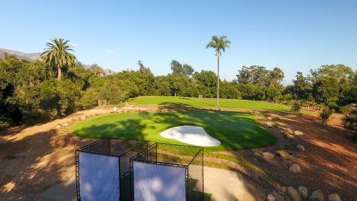 Temporary hitting bays have been installed at the Stan Anderson Golf Complex