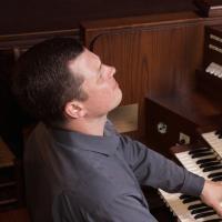 Thomas Joyce playing organ